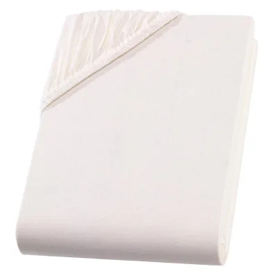 Carpe Sonno Jersey-Spannbettlaken Creme 160x200 cm