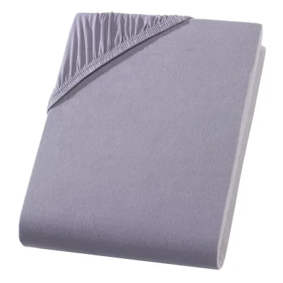 Carpe Sonno Jersey-Spannbettlaken Grau 120x200 cm
