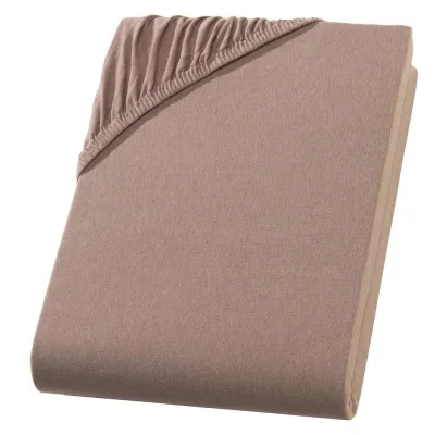 Carpe Sonno Jersey-Spannbettlaken Hellbraun 90x200 cm