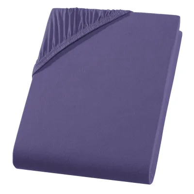 Carpe Sonno Jersey-Spannbettlaken Lila 90x200 cm