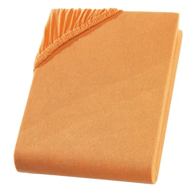 Carpe Sonno Jersey-Spannbettlaken Orange 90x200 cm