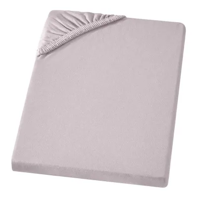 Carpe Sonno Jersey-Spannbettlaken Platin 100x200 cm