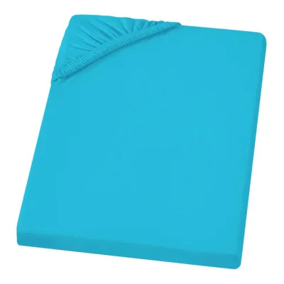 Carpe Sonno Jersey-Spannbettlaken Türkis 100x200 cm