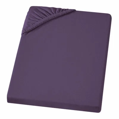 Carpe Sonno Mako-Jersey-Bettlaken Violett 200x200 cm