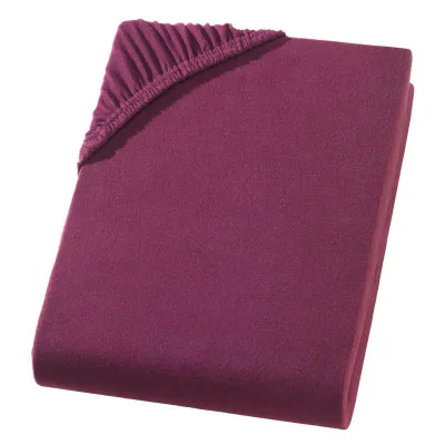 Carpe Sonno Topper-Spannbettlaken Bordeaux 200x200 cm