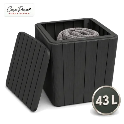 Casa Pura Gartenbox   Porto   Wetterfeste Aufbewahrungsbox 43