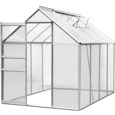 Casaria Deuba Gewächshaus Aluminium 7,6 m³
