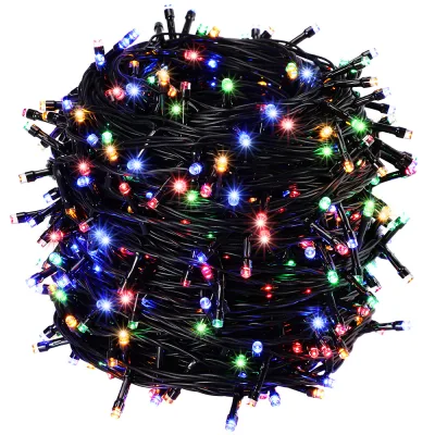Casaria Lichterkette 200 LED 20m bunt