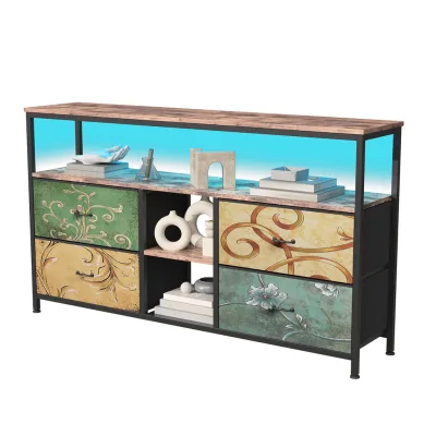 Casiva Fernsehschrank Mehrfarbig 29.8x76.8x108 cm
