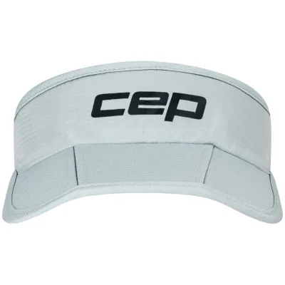 CEP Core Run Foldable Visor, Sonnenschild, grau