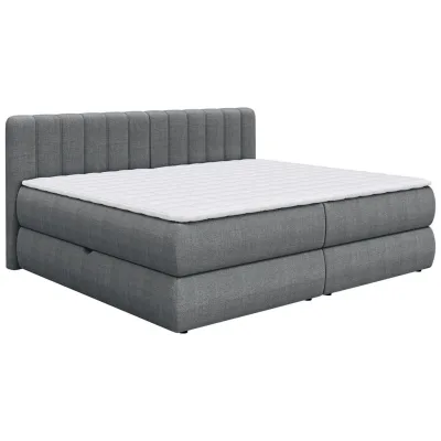 Chameo Boxspringbett Anthrazit 200x200 cm