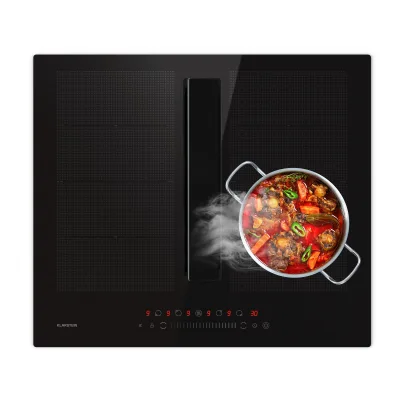Chef-Fusion Down Air System Induktionsherd + Abzugshaube 60cm 598 m³/h Abluftleistung EEC A