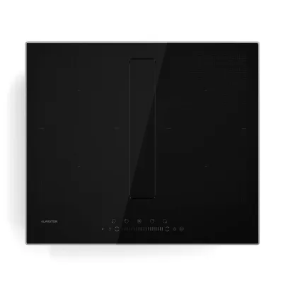 Chef-Fusion Prime Down Air System   2-in-1   Induktionskochfeld + Abzugshaube   leistungsstark Schwarz