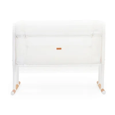 Childhome Beistellbett Natur, Weiß 97x64x85 cm