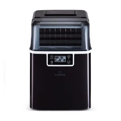 Chios Eiswürfelmaschine 20 kg/24 h Auto-Clean 3,2-Liter Wassertank Schwarz 3.2 Liter