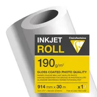 Clairefontaine Inkjetplotterpapier GLOSSY COATED 190 g/m²