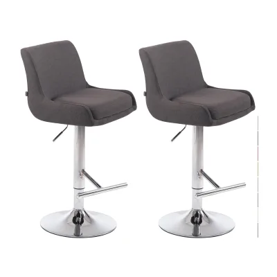 CLP Barhocker Dunkelgrau 43x90x50 cm