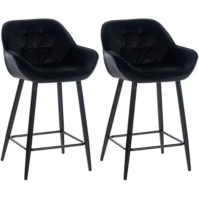 CLP Barhocker Schwarz 54x103x57.5 cm