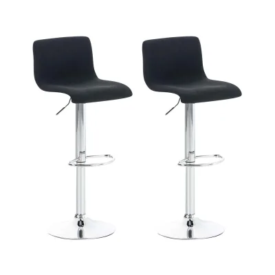 CLP Barhocker Schwarz 39x84x36 cm