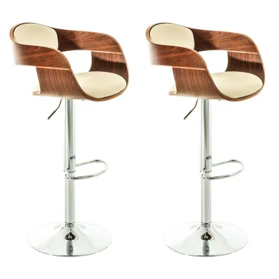 CLP Barhocker Weiß 50x88x48 cm
