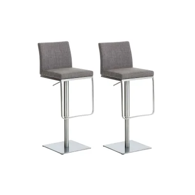 CLP Barhocker Grau 42x86x44 cm