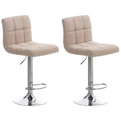 CLP Barhocker Dunkelgrau 46x94x47 cm