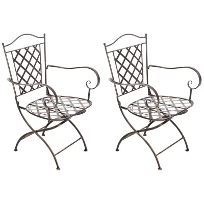 CLP Gartenstuhl Grün, Grün 56x93x51 cm