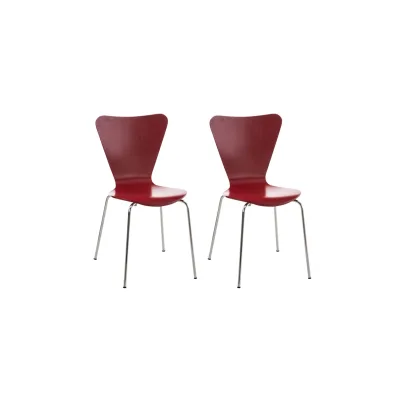CLP Besucherstuhl Eukalyptusholz 45x85x49 cm