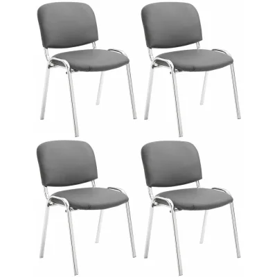CLP Besucherstuhl Rot 54x79x48 cm