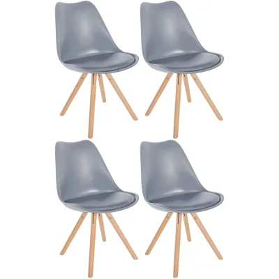 CLP Stuhl Grau 48x81x54 cm