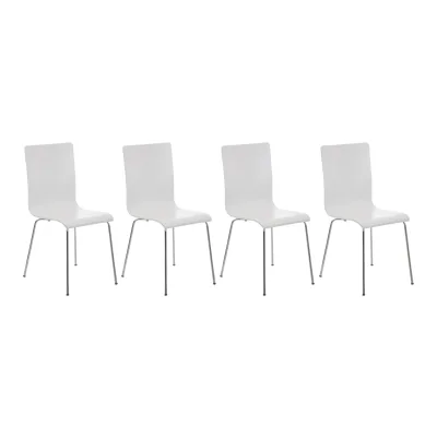 CLP Besucherstuhl Grau 43x87x47 cm