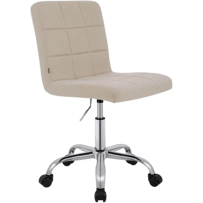 CLP Arbeitshocker höhenverstellbar mit Lehne und Rollen Darfield, Arbeitsstuhl ergonomisch 360° drehbar, Kosmetikstuhl bis 150 kg belastbar
