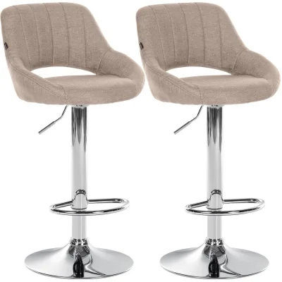 CLP Barhocker Grau 47x85x48 cm