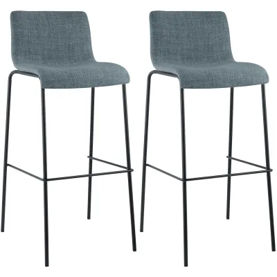 CLP Barhocker Dunkelgrau 43x100x48 cm