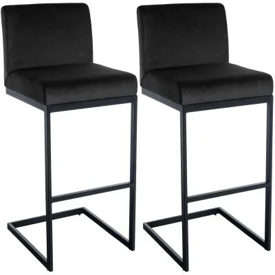CLP Barhocker Schwarz 43x104x53 cm
