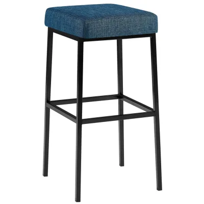 CLP Barhocker Blau 37x78x37 cm