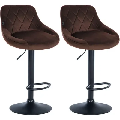CLP Barhocker Braun 46x83x49 cm
