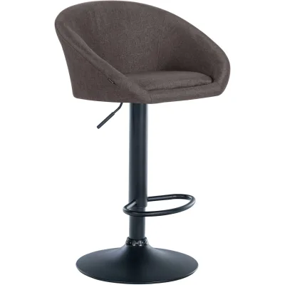 CLP Barhocker Dunkelgrau 55x86x51 cm