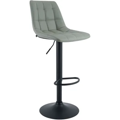 CLP Barhocker höhenverstellbar Mapun, Barstuhl 360° drehbar, gepolstert mit Metallgestell für Küche, Theke, Bar und Lounge