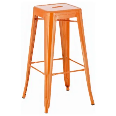 CLP Barhocker Orange 43x76x43 cm