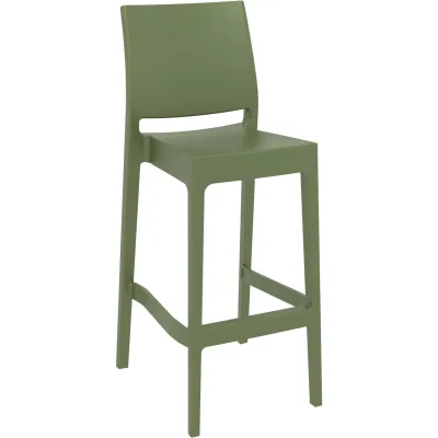CLP Barhocker Weiß 45x105x51 cm