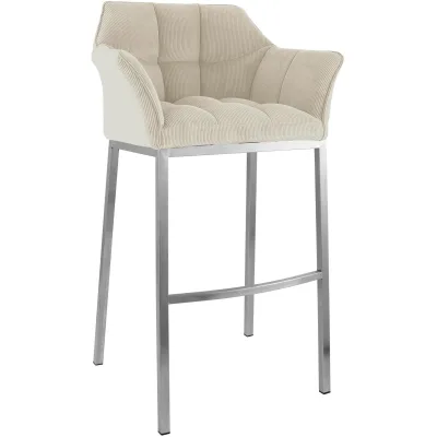 CLP Barhocker Grau 64x110x48 cm