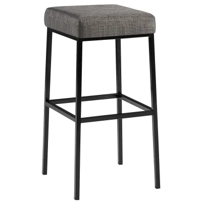 CLP Barhocker Dunkelgrau 37x78x37 cm