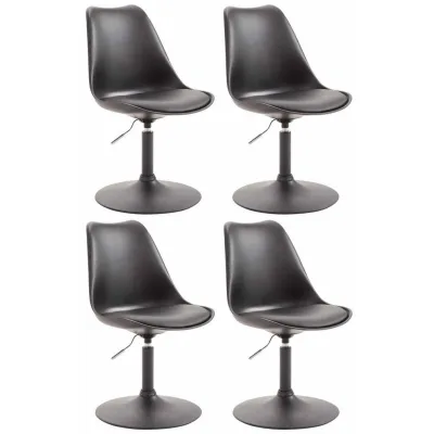 CLP Drehstuhl Schwarz 48x76x57 cm