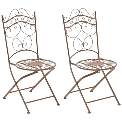 CLP Gartenklappstuhl Bronze 40x92x50 cm
