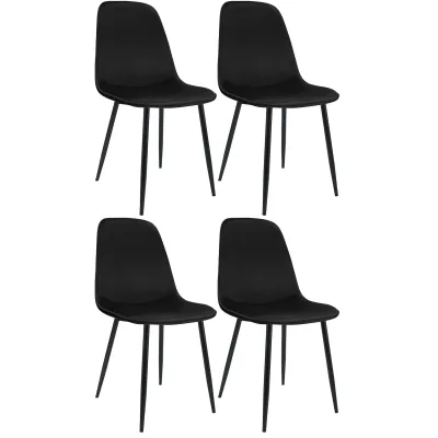CLP Esszimmerstuhl Dunkelblau 45x88x54 cm