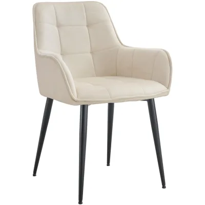 CLP Esszimmerstuhl Creme 58x86x62 cm