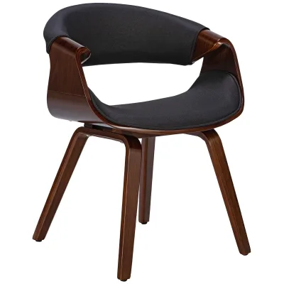 CLP Stuhl Grau, Walnuss 62x76x52 cm