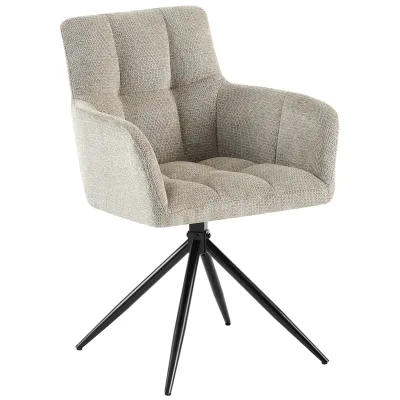 CLP Armlehnenstuhl Taupe 59x87x59 cm