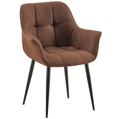 CLP Armlehnenstuhl Taupe 65x85x58 cm